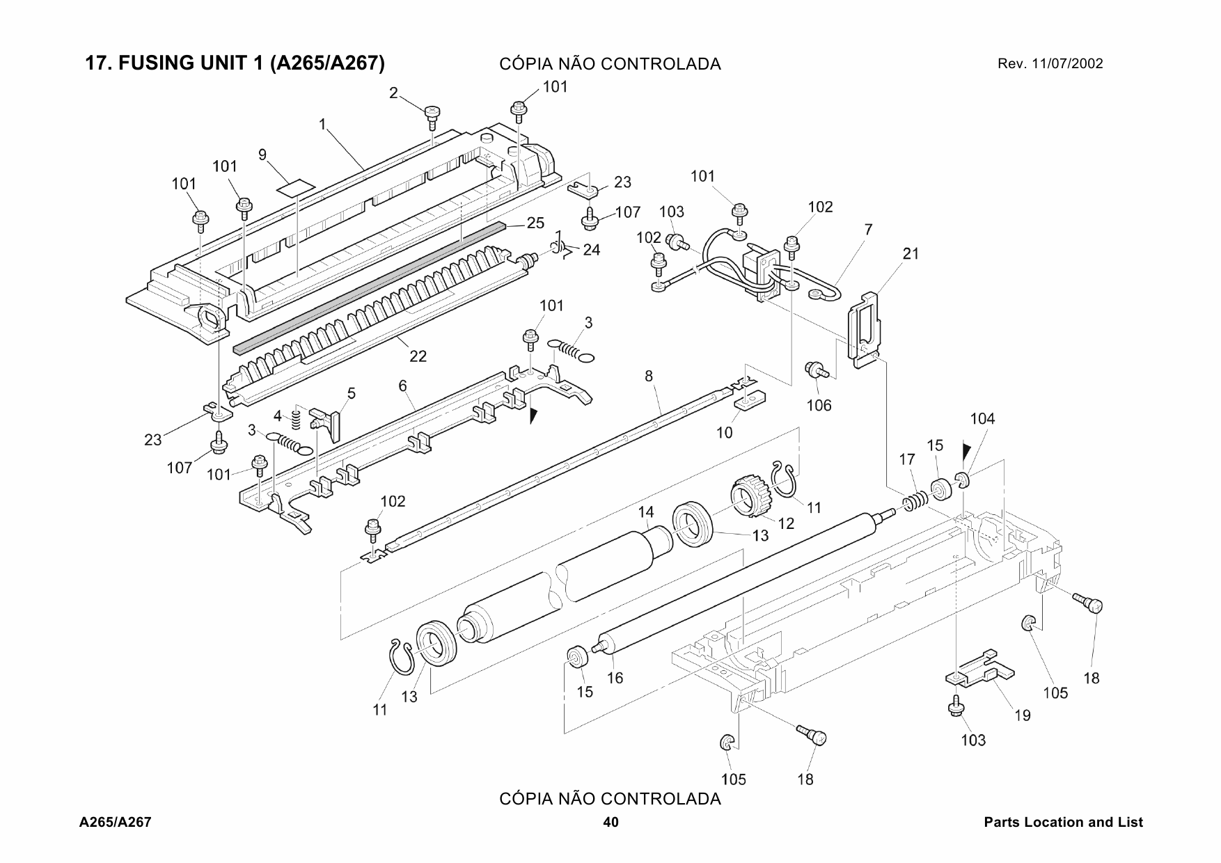 RICOH Aficio 220 270 A265 A267 Parts Catalogl-2